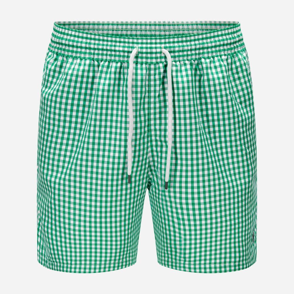 Traveler Cassic Swim Trunk - Cruise Green Gingham