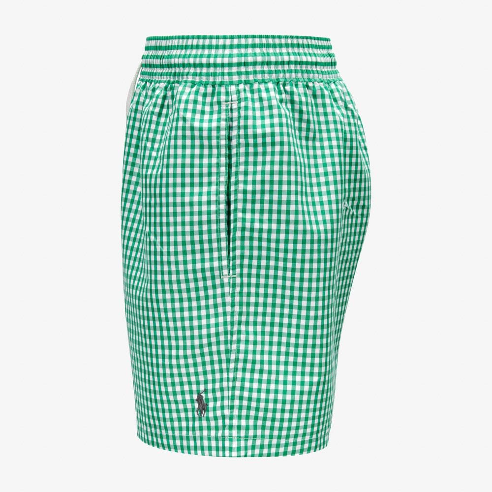 Traveler Cassic Swim Trunk - Cruise Green Gingham