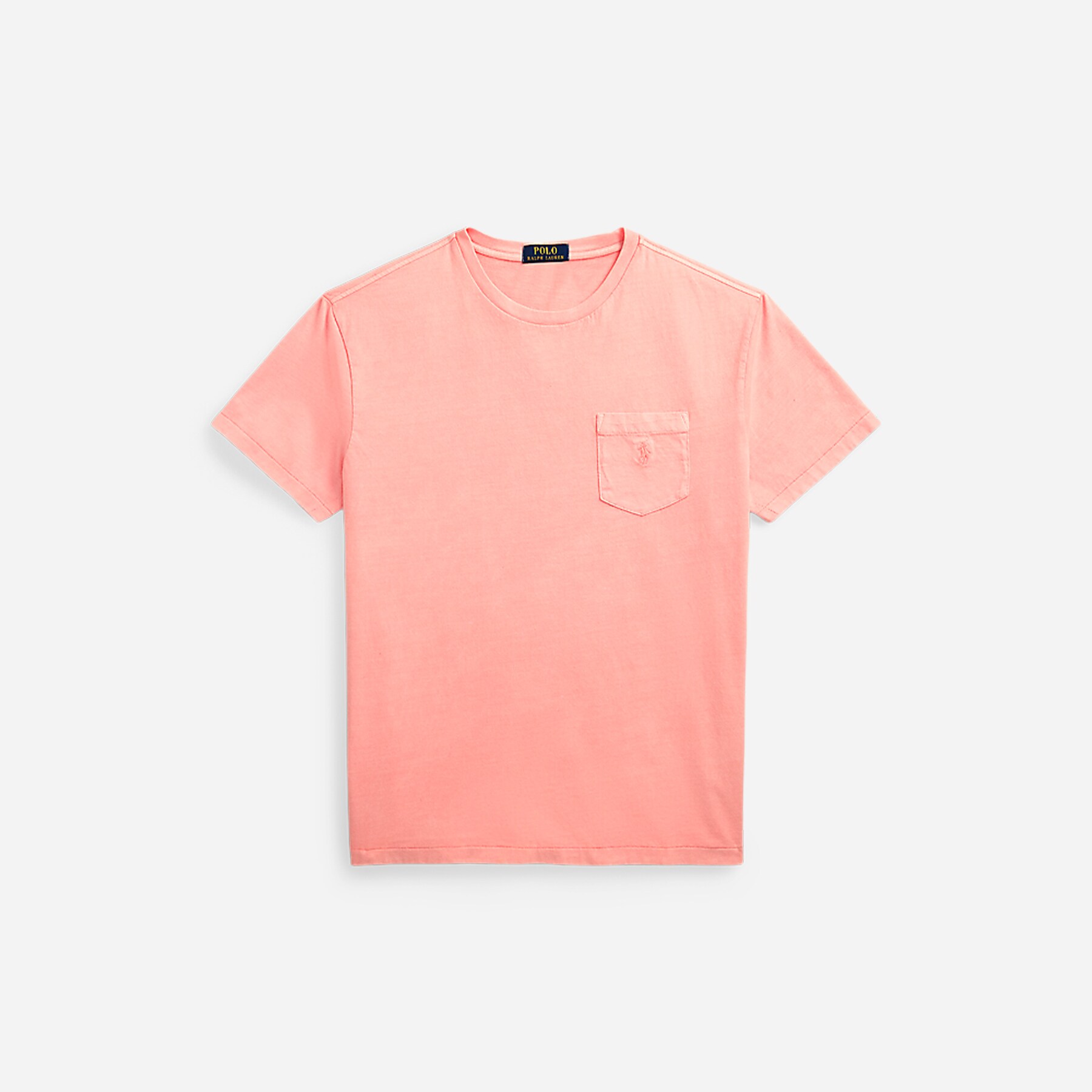 Custom Slim Mineral-Dyed Pocket T-Shirt - Rose