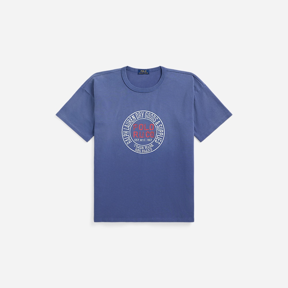 Classic Fit Jersey Graphic T-Shirt - Old Royal
