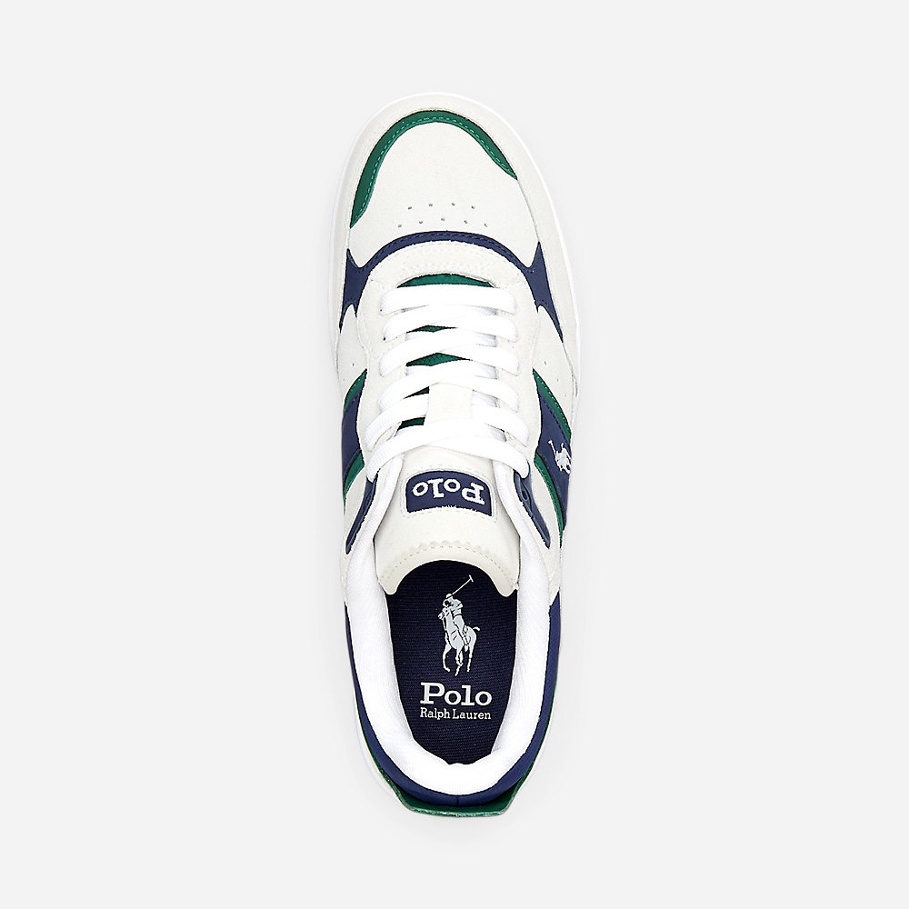 Masters Sport Suede Sneaker - Bianco/Navy/Green