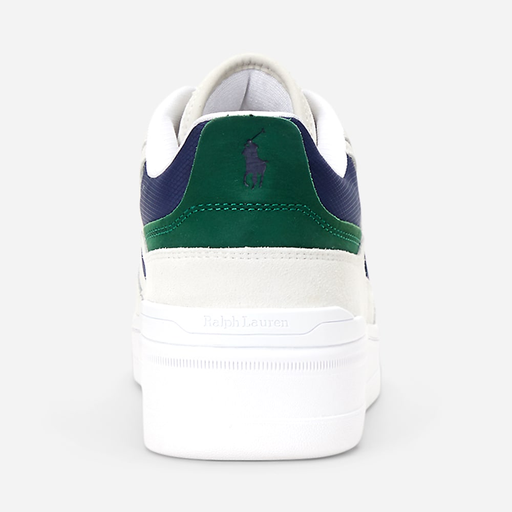 Masters Sport Suede Sneaker - Bianco/Navy/Green