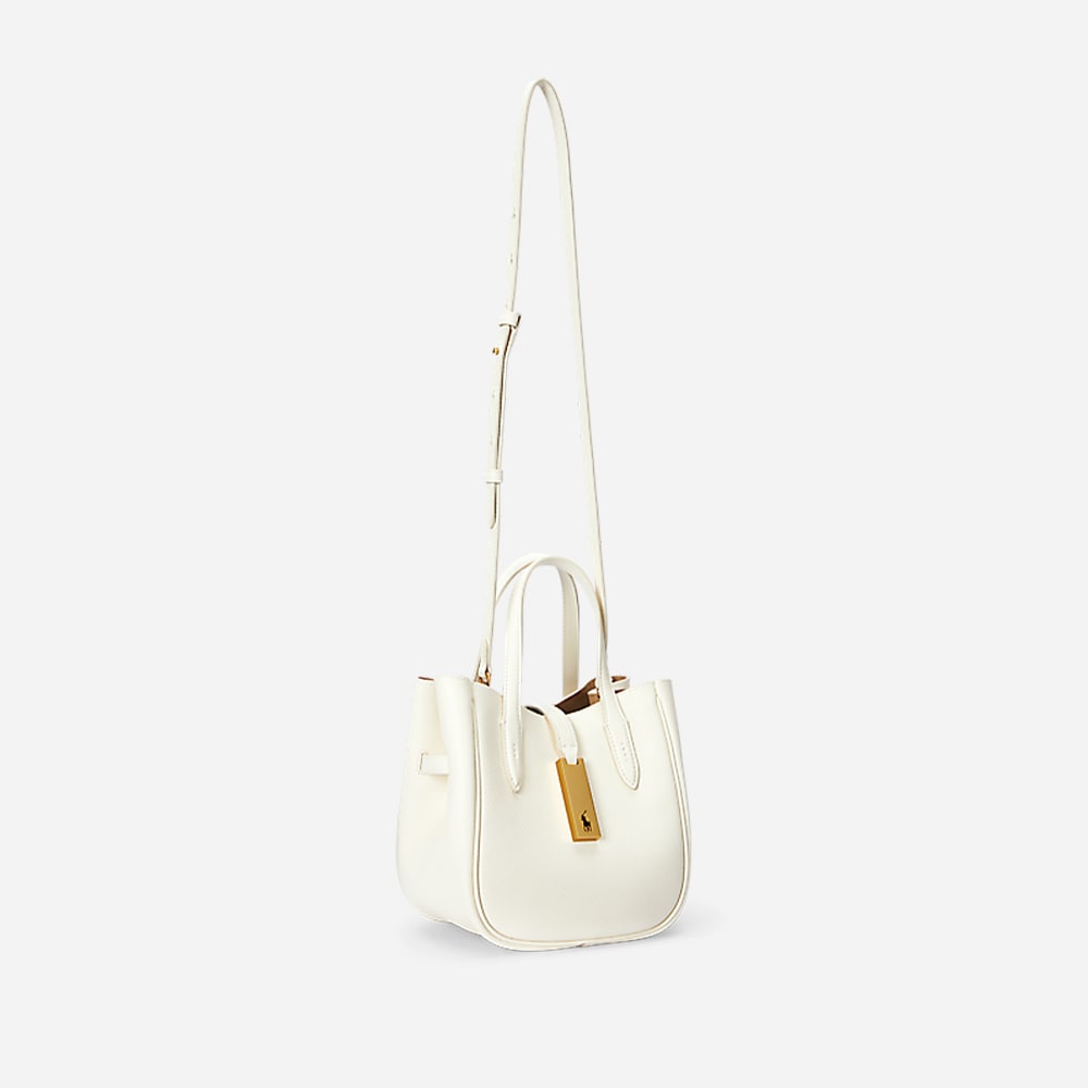 Polo I.D. Small Leather Tote - Ivory