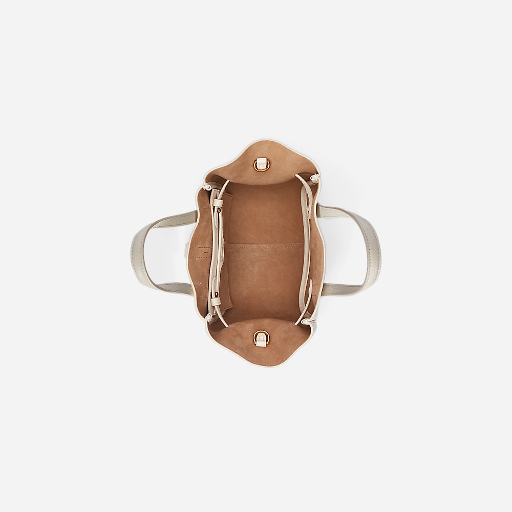 Polo I.D. Small Leather Tote - Ivory