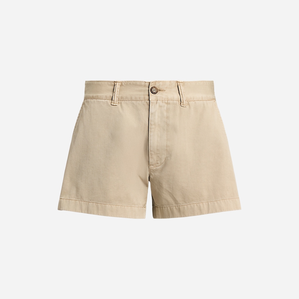 Cotton Chino Short - Khaki