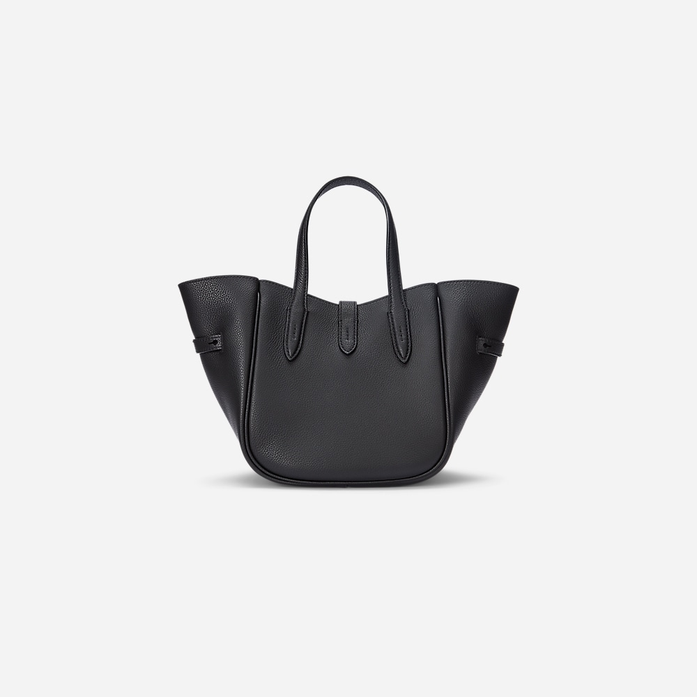 Polo I.D. Small Leather Tote - Black