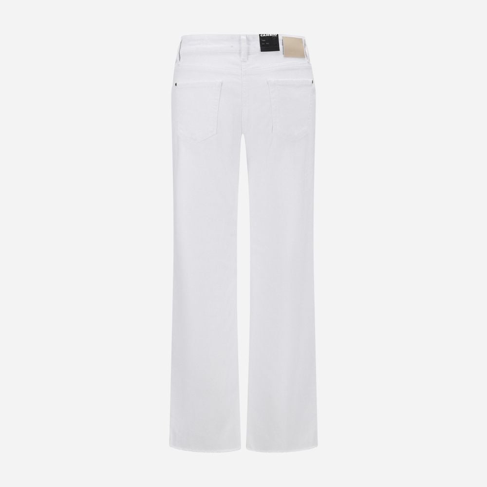 Tess - Classy White & Fringed