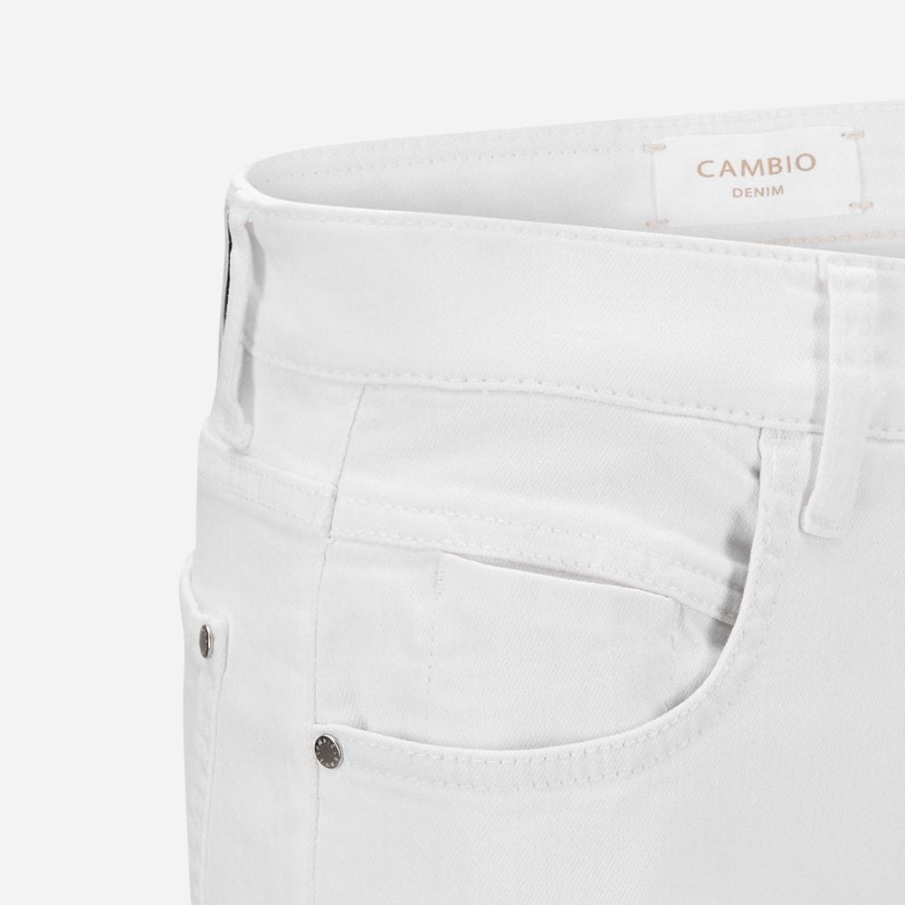 Tess - Classy White & Fringed