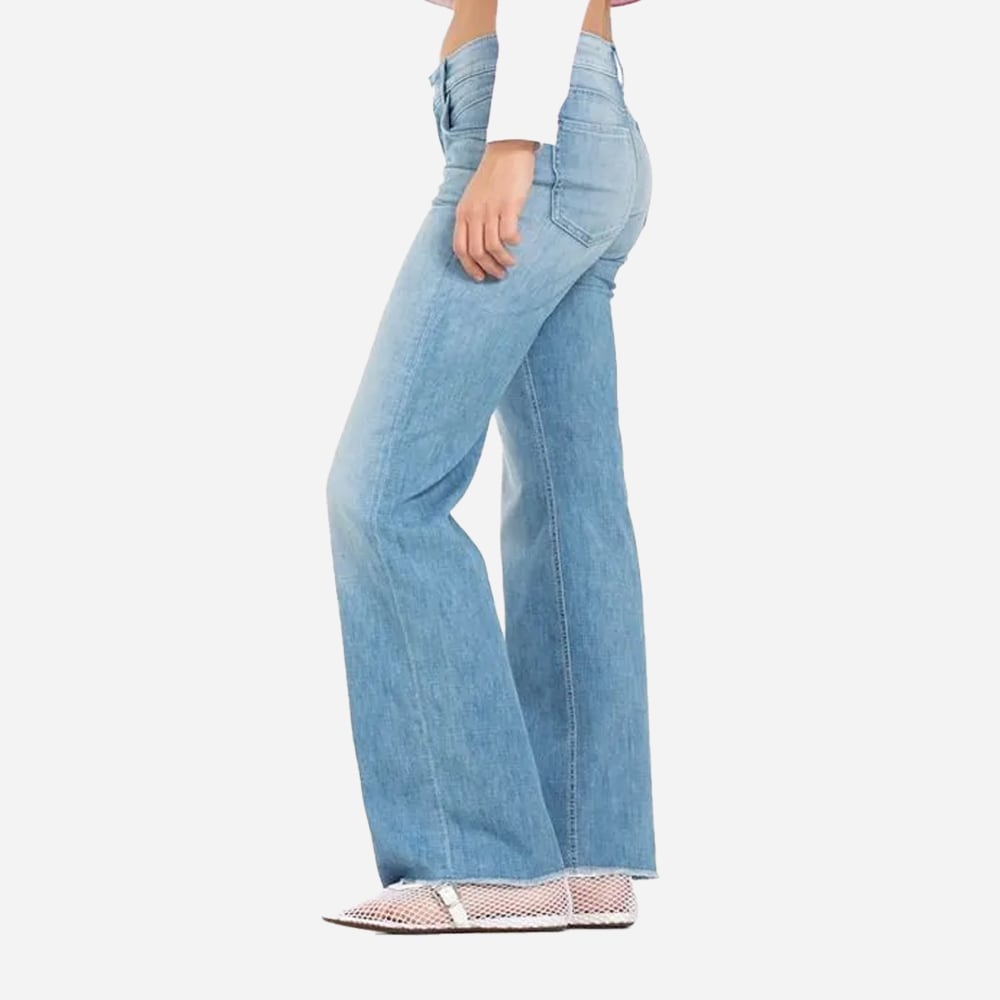 Tess - Left Sunny Contrast Fringed