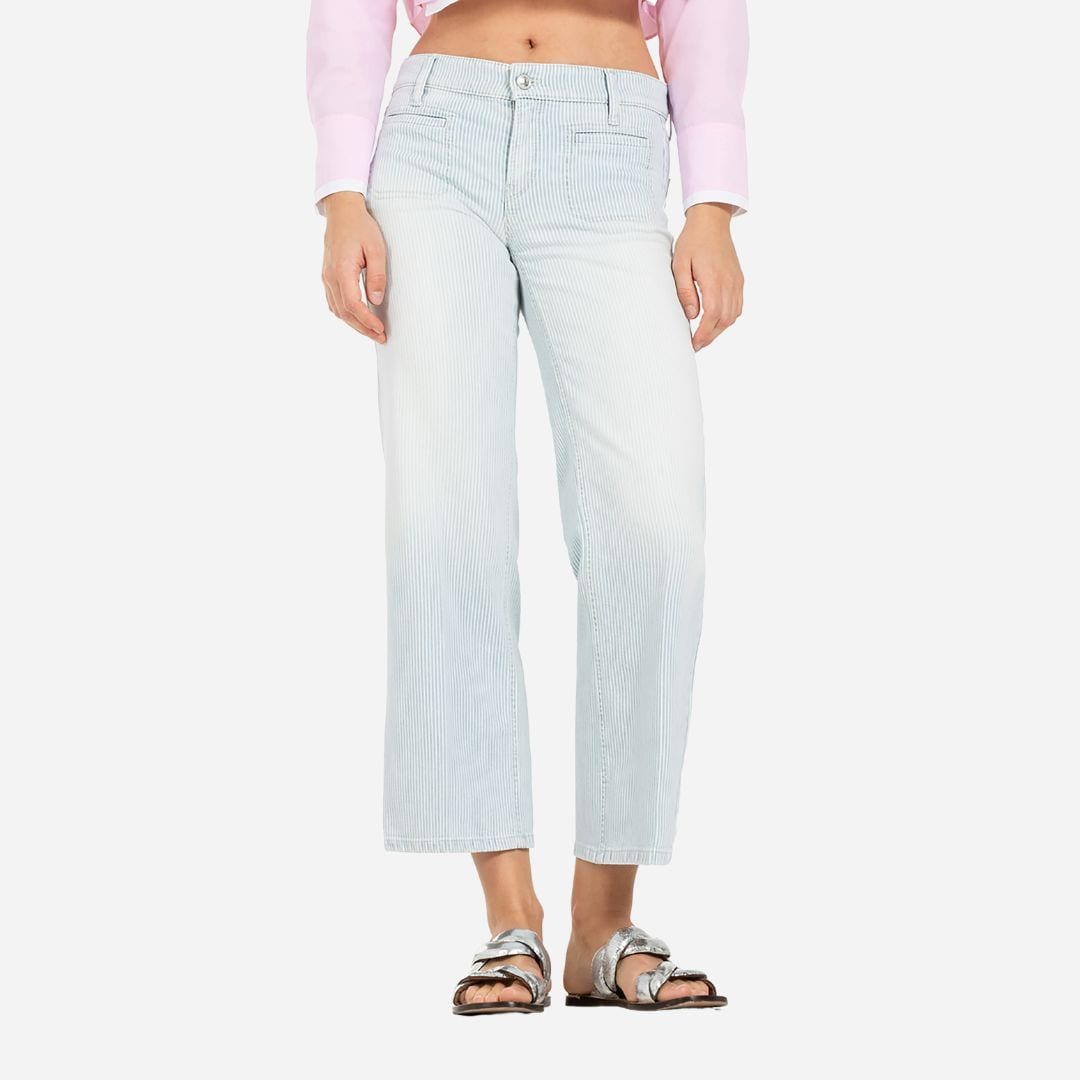 Tess Cropped - Stripe Used