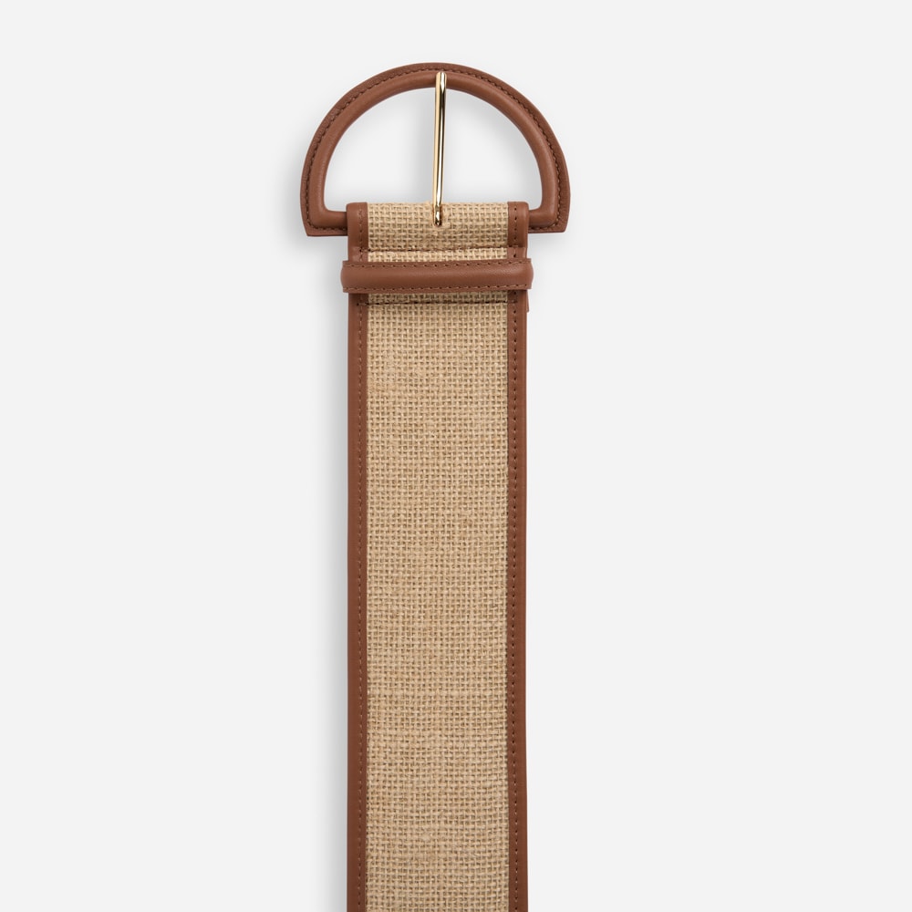 Belt - Beige-Havana
