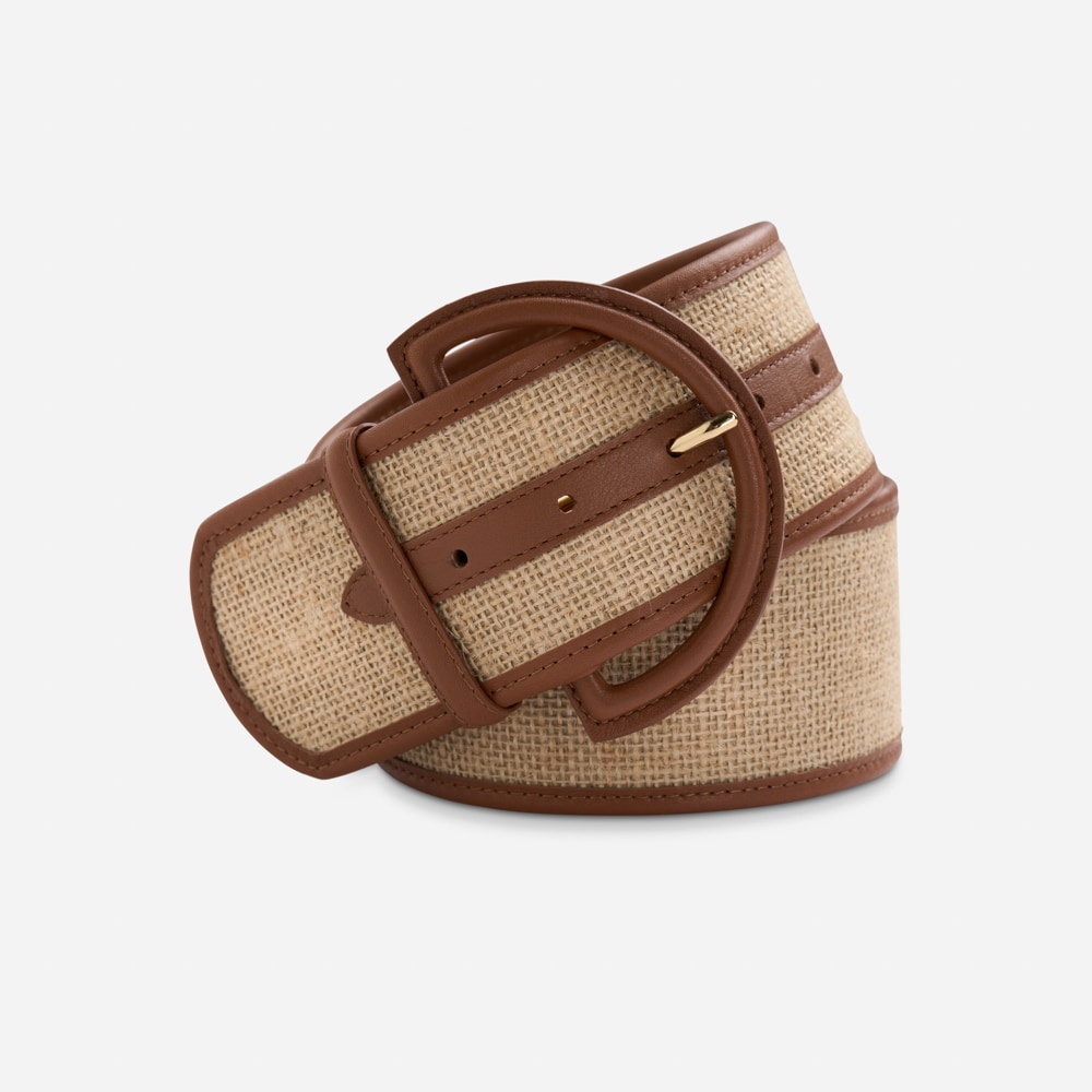 Belt - Beige-Havana