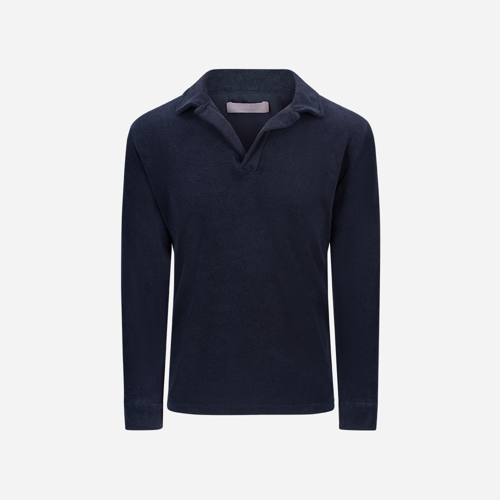 Michael Longsleeve Terry - Navy