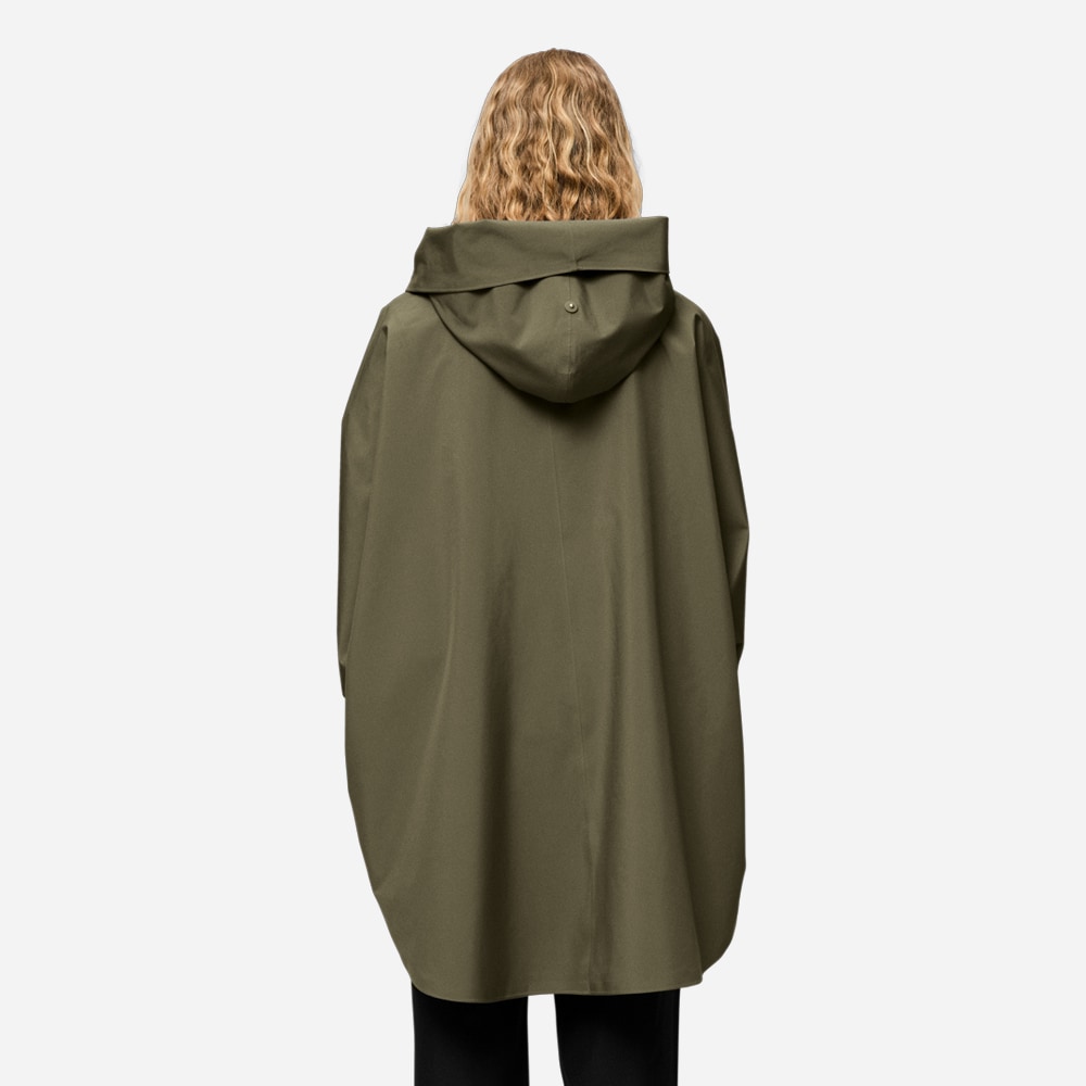 Bergen Poncho - Grape Leaf