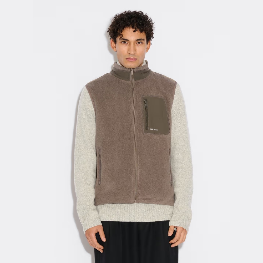 Dovre Fleece Vest - Taupe