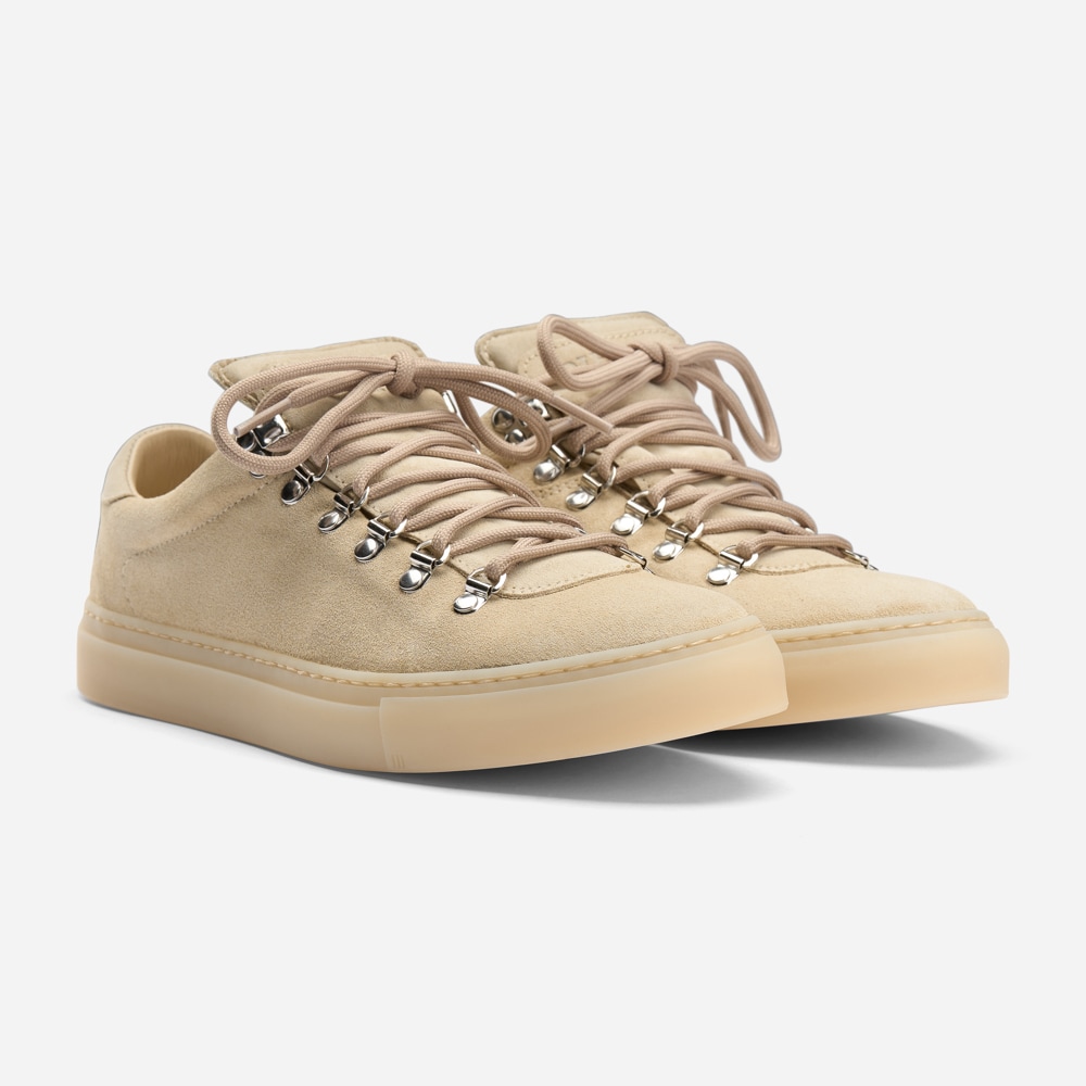 Marostica Low - Light Taupe Suede