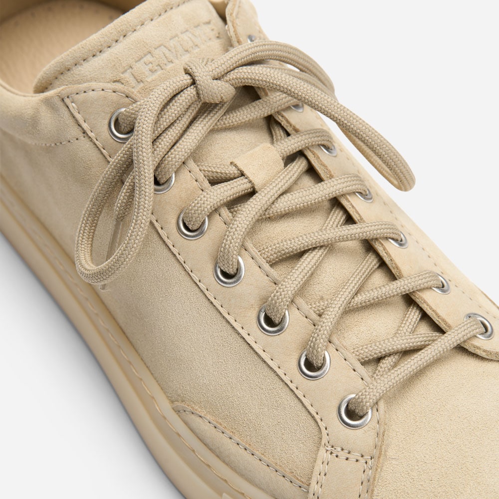 Veneto Low - Light Taupe Suede