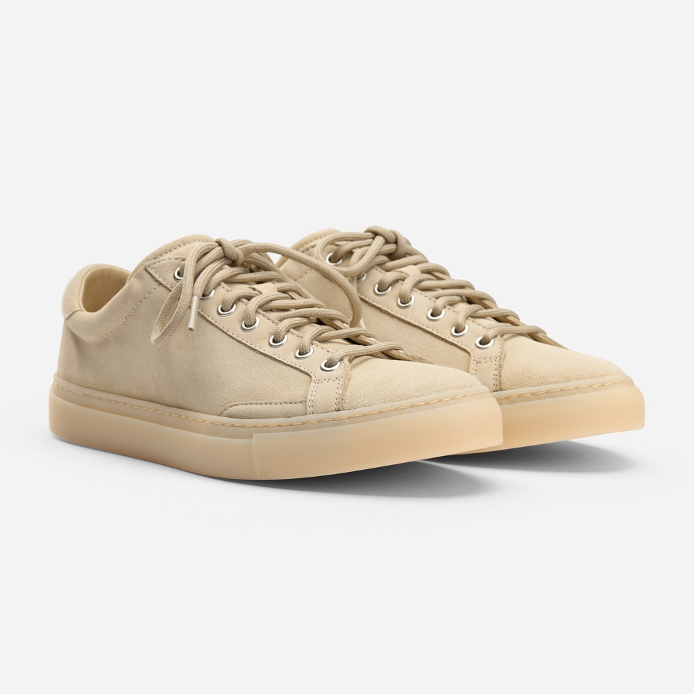 Veneto Low - Light Taupe Suede