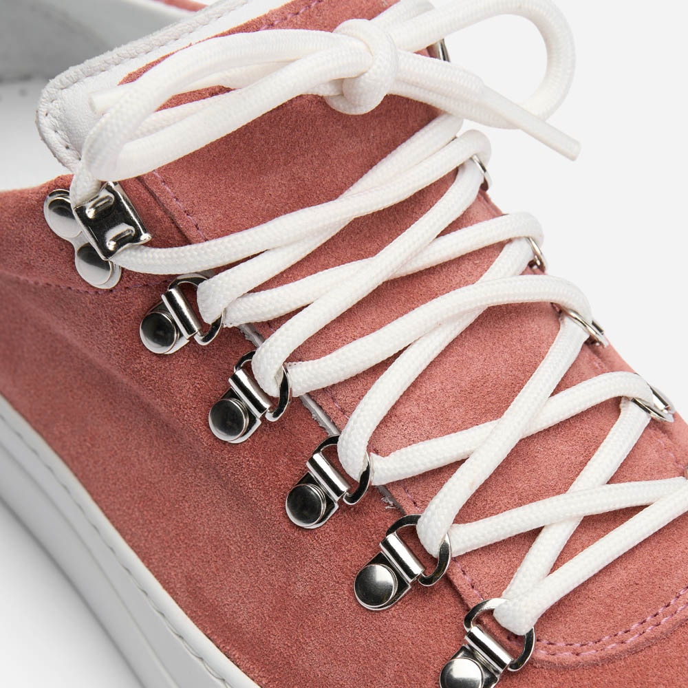 Marostica Low Platform - Wild Rose Suede