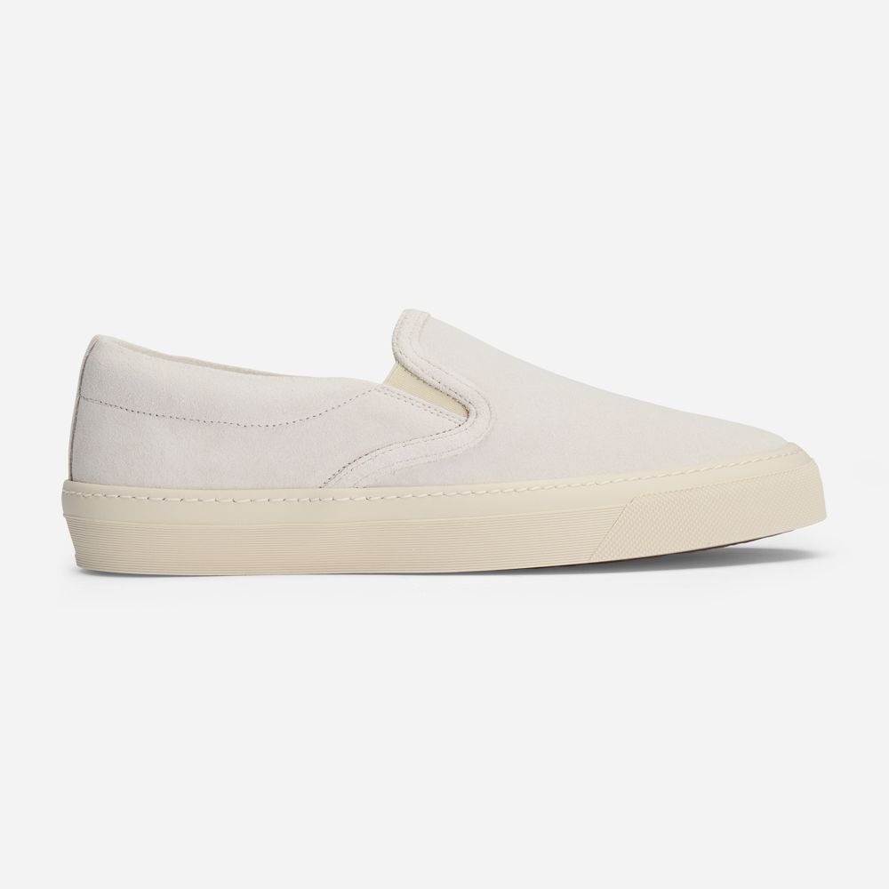 Kit Slip-On - Off White Suede