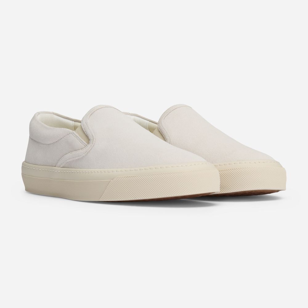 Kit Slip-On - Off White Suede