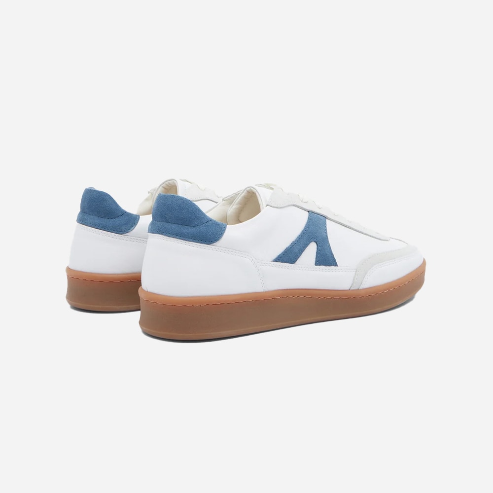 Liga Sneaker - White-Blue Leather