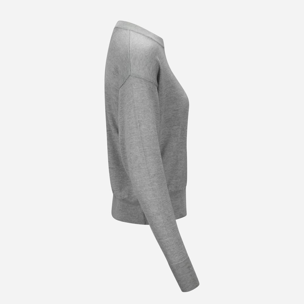 Freya Merino Sweater - Grey Melange