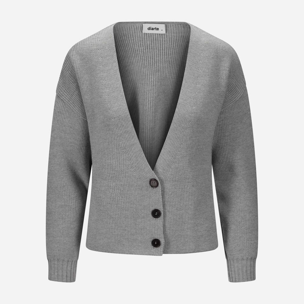 Palau Cardigan - Grey Melange