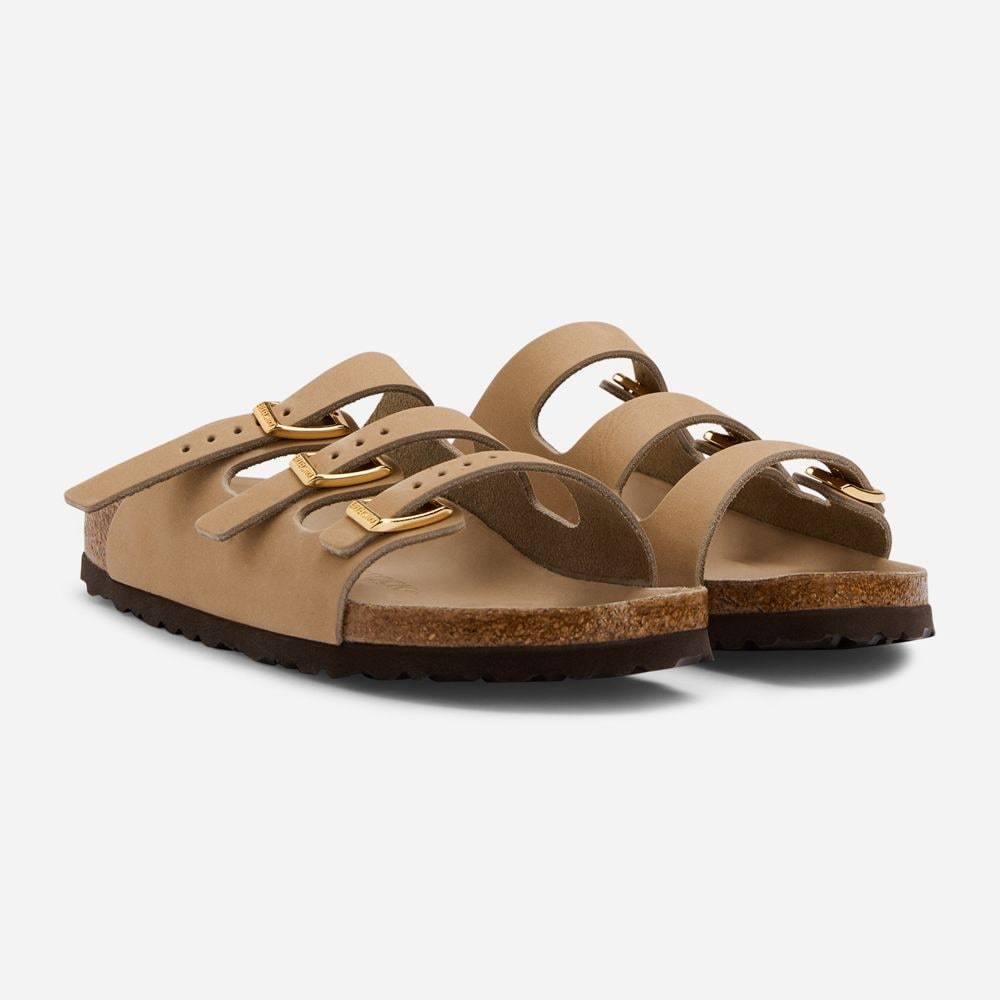 Florida Fresh Nubuk Leather - Sandcastle
