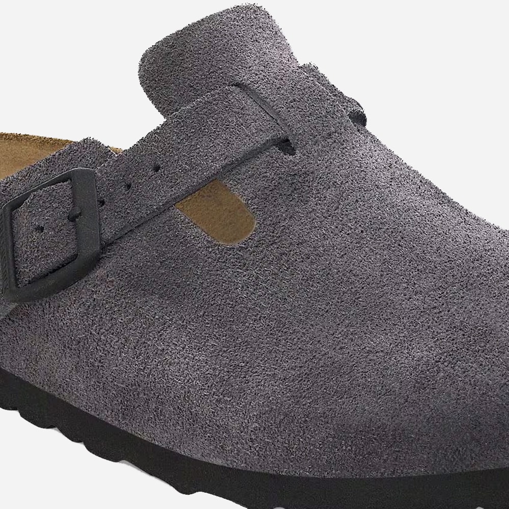 Boston Suede Leather - Velvet Grey