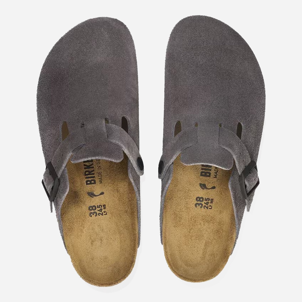 Boston Suede Leather - Velvet Grey