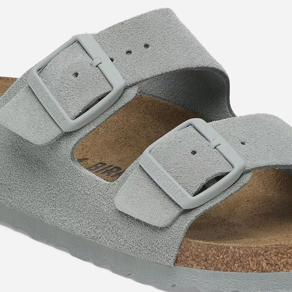 Arizona Suede Leather - Pure Sage