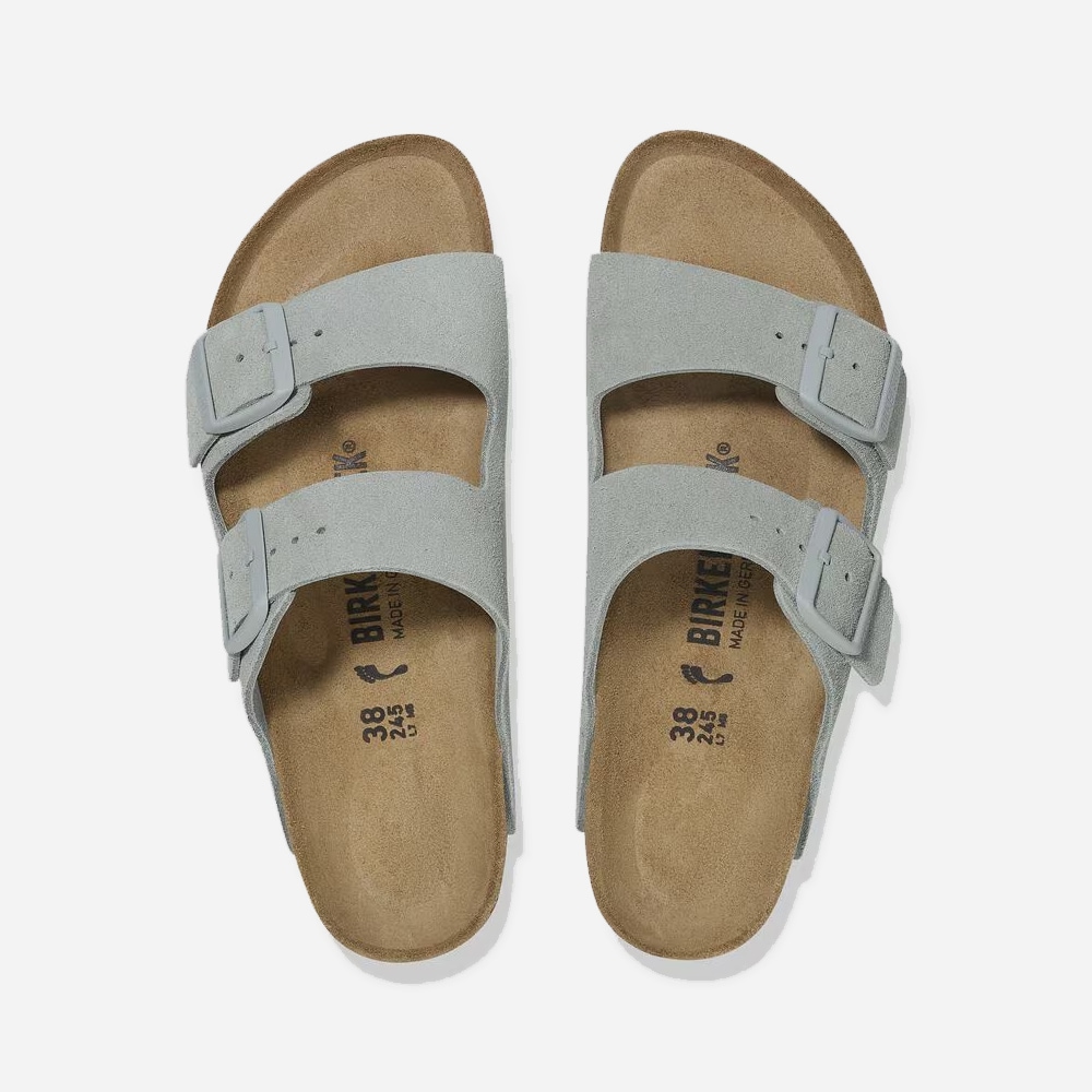 Arizona Suede Leather - Pure Sage