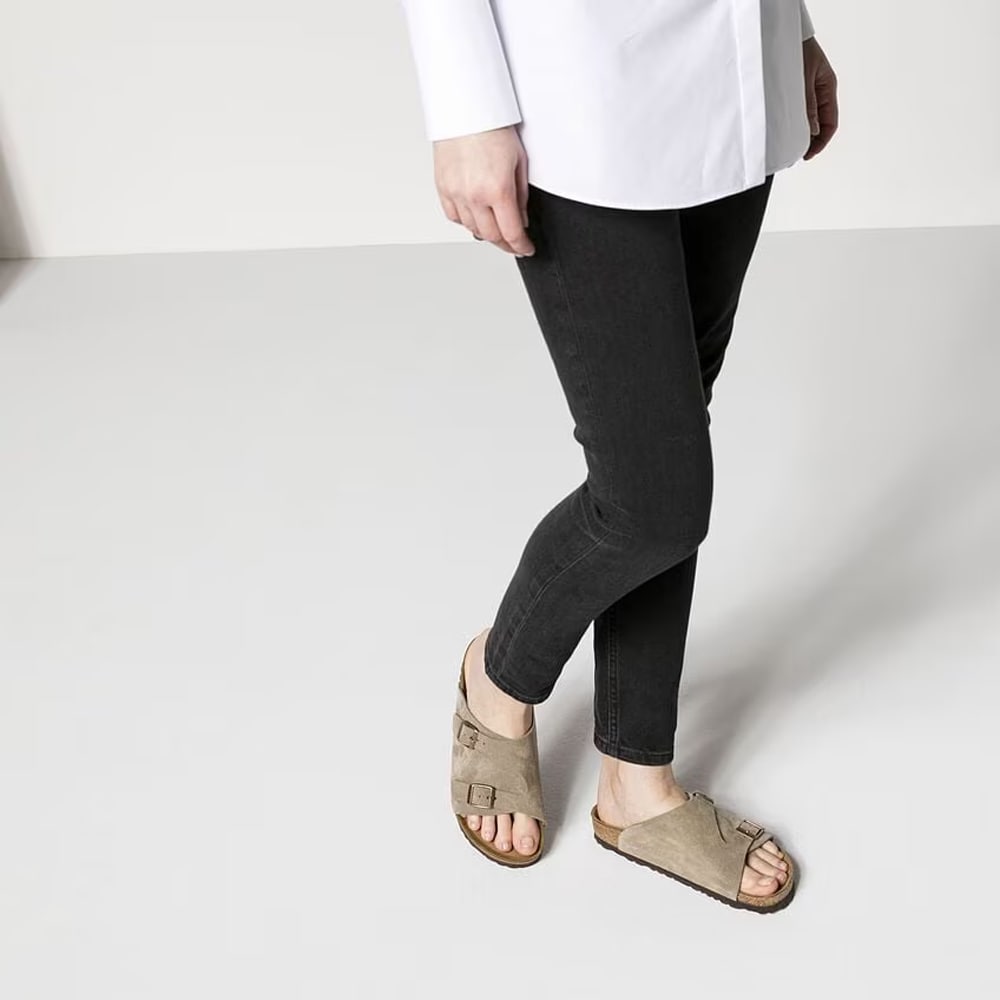 Zürich Suede Leather - Taupe
