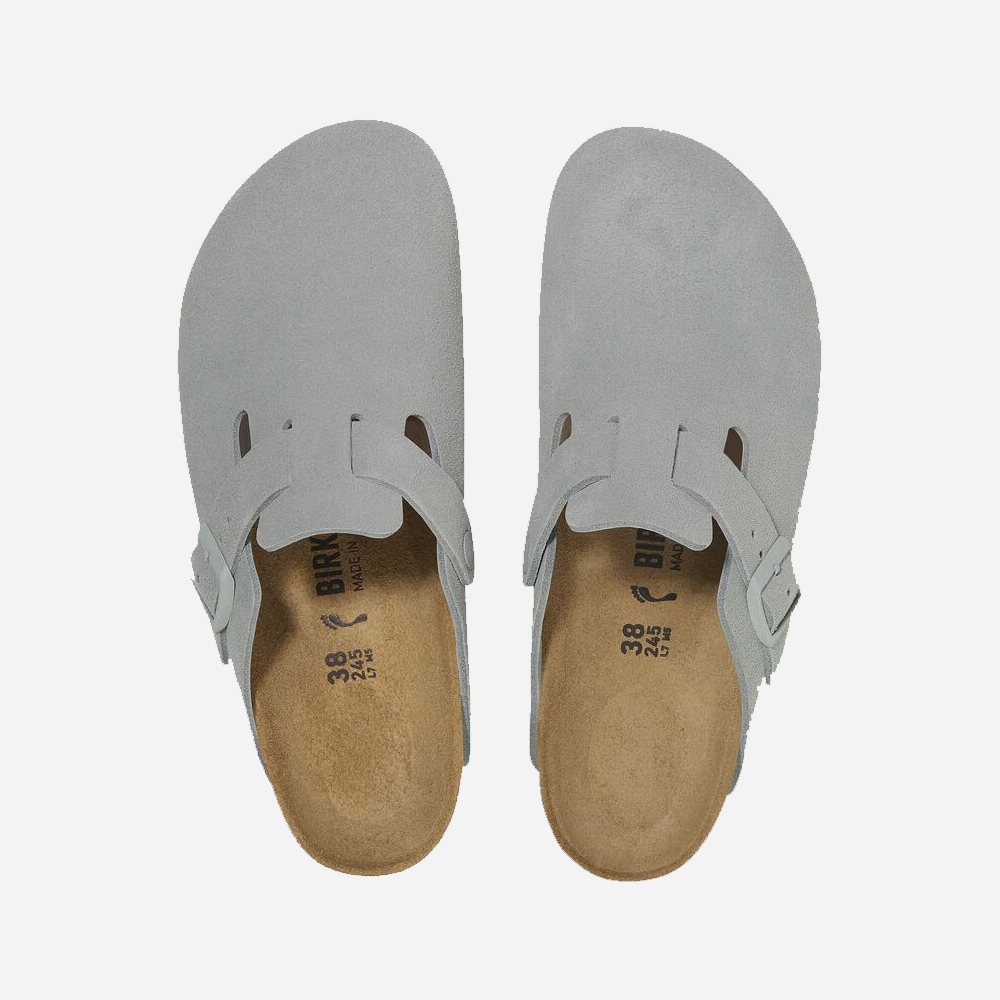 Boston Suede Leather - Pure Sage