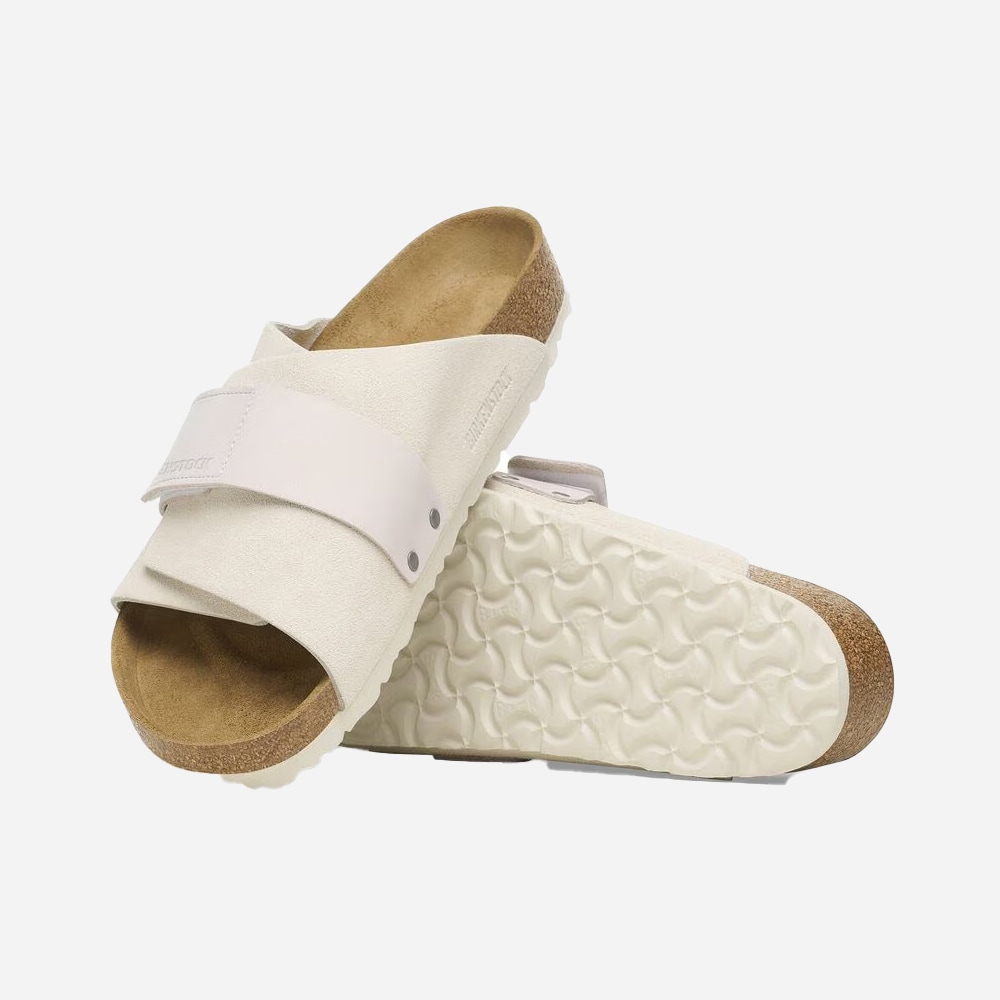 Kyoto Nubuck Leather/Suede - Antique White