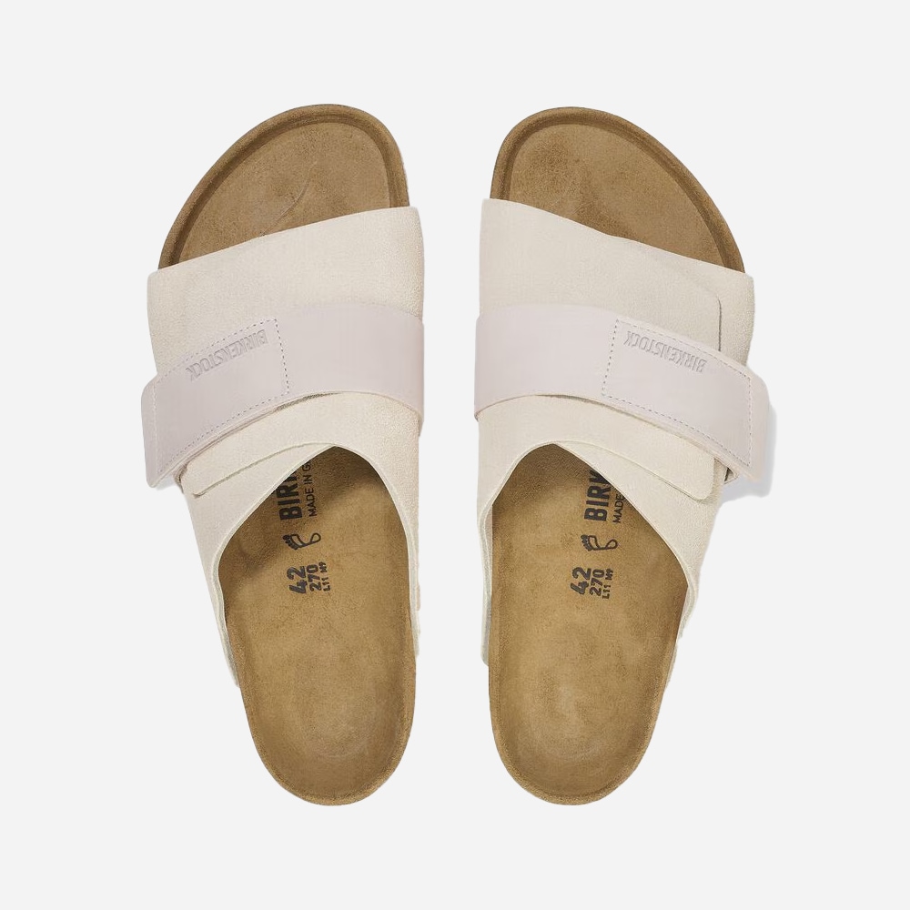 Kyoto Nubuck Leather/Suede - Antique White
