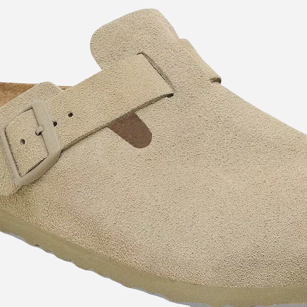 Boston Suede Leather - Faded Khaki