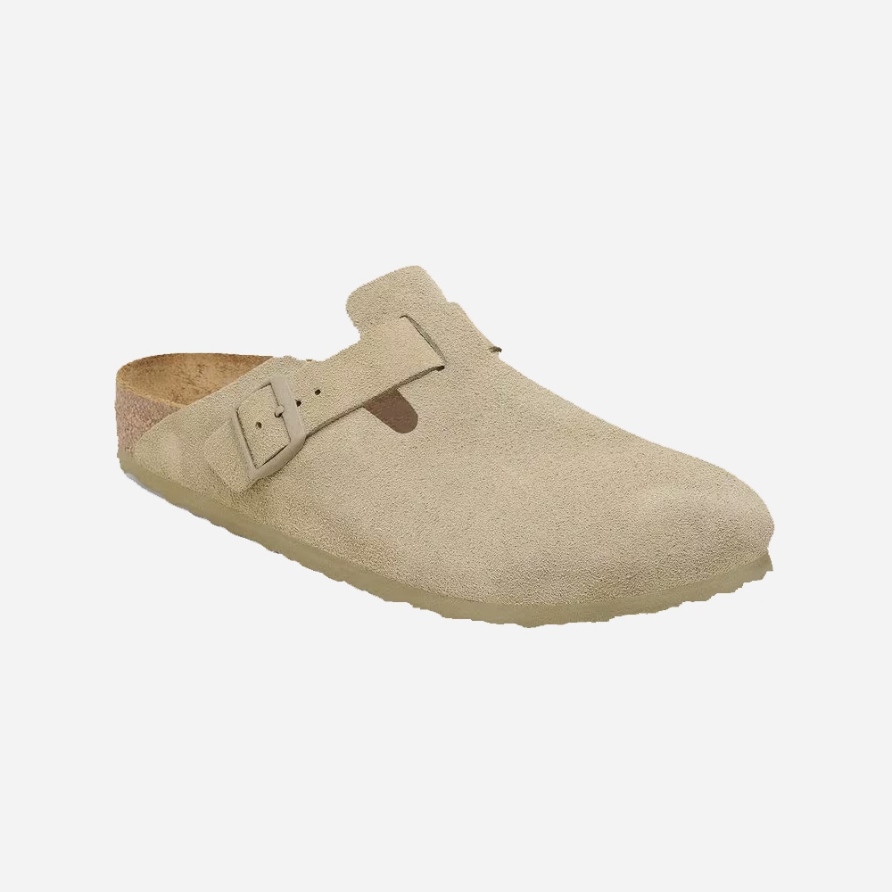 Boston Suede Leather - Faded Khaki