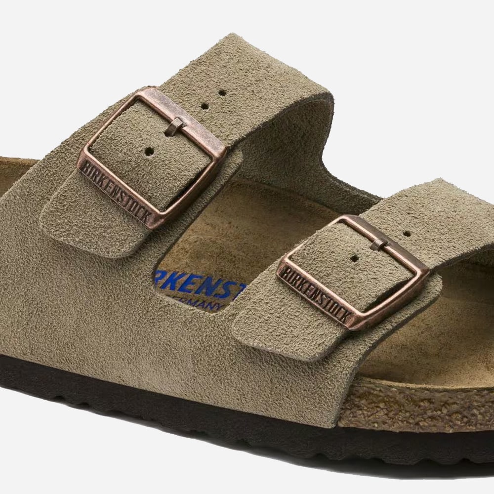 Arizona Soft Footbed Suede Leather -  Taupe