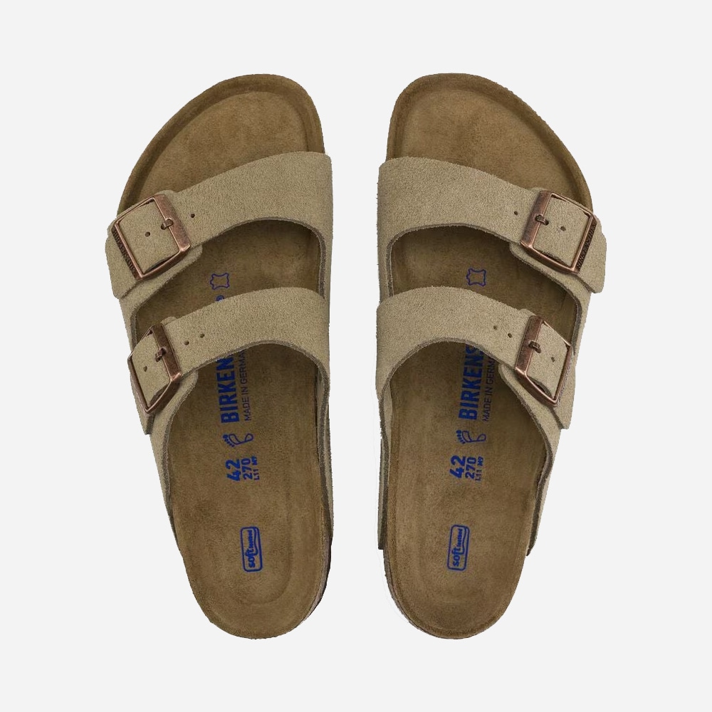 Arizona Soft Footbed Suede Leather -  Taupe
