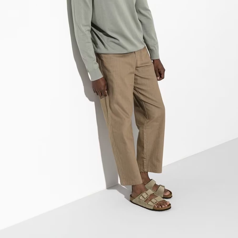 Arizona Soft Footbed Suede Leather -  Taupe