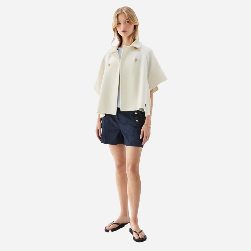 Gertrude Cape - Ecru