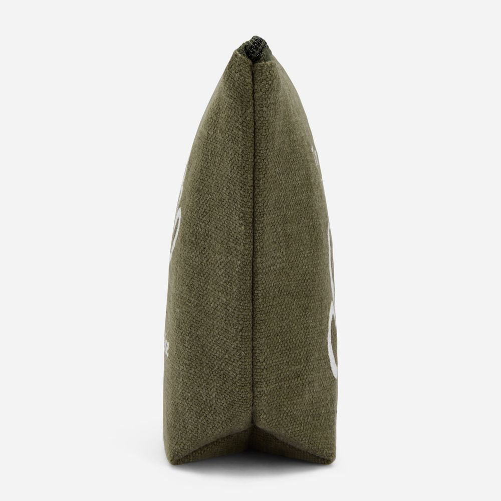 Aline Linen Pochette - Military
