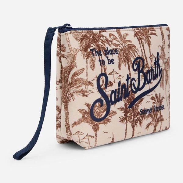 Aline Scuba Pochette - Beige