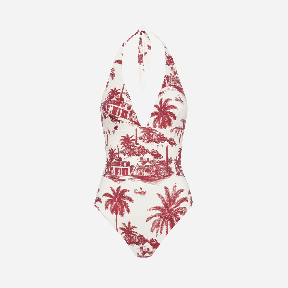 Marylin Swimsuit - Red St Barth Jouy