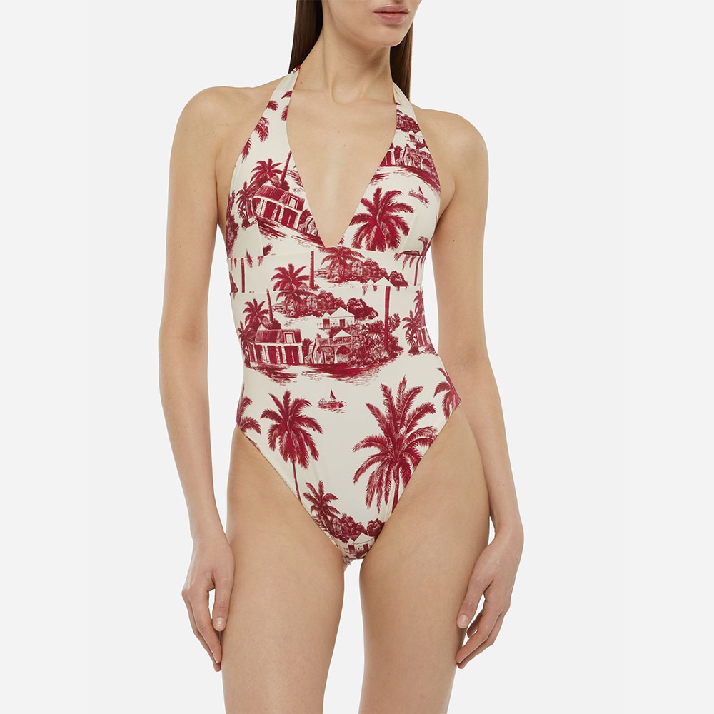 Marylin Swimsuit - Red St Barth Jouy