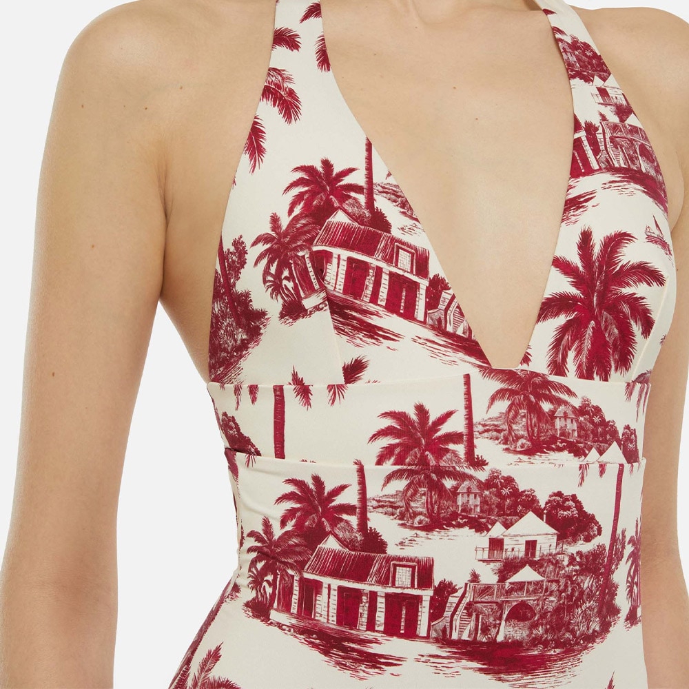 Marylin Swimsuit - Red St Barth Jouy