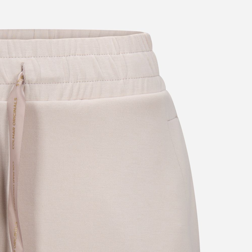 Interlock Cupro Short Skirt - Beige