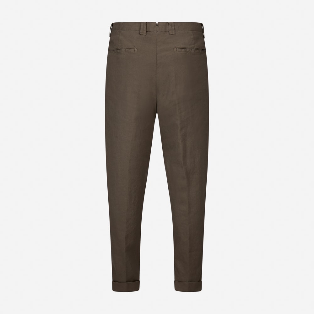 Chiaia Long Linen-Cotton - Fango